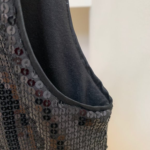 Free People Black Sequin Cocktail Dress - Picture 7 of 13